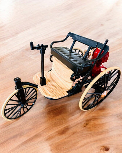 Retro Triciclu Benz Patent-Motorwagen - Model de Colecție, personalizare prin gravură pentru cadou