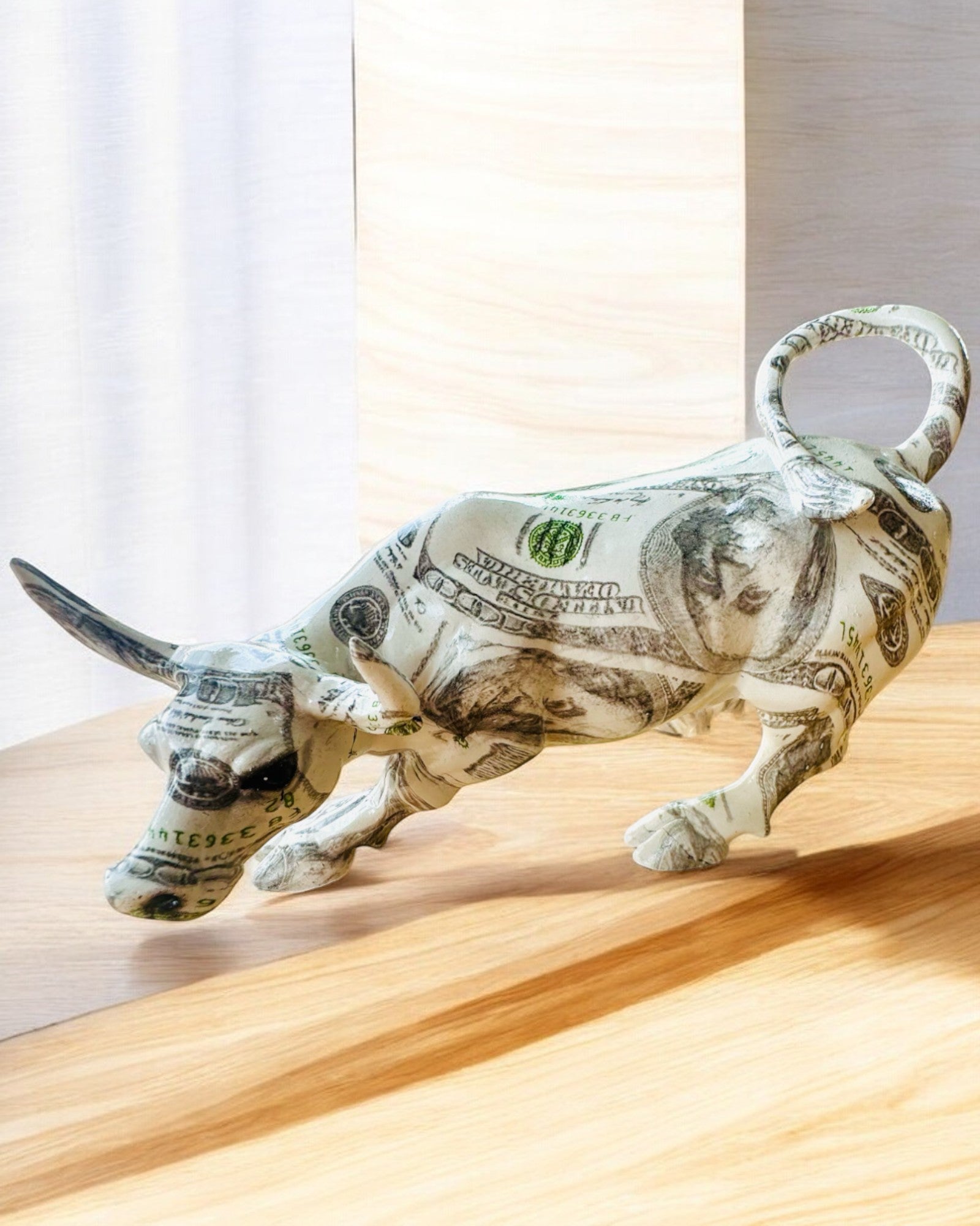 Rădăcină Taur Decorativ "BullArt" – Artă Unică cu Opțiune de Gravare - 4 variante de culoare, pentru cadou personalizat