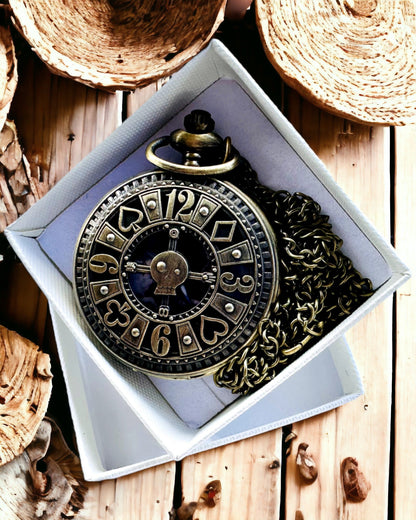 Ceas de buzunar "Heritage Timekeeper" Cadou personalizat cu gravură