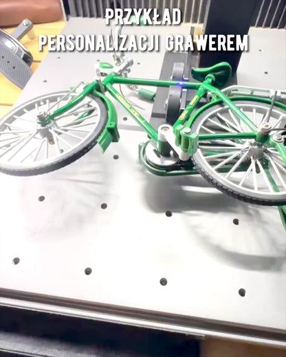 Modelul bicicletei "Retro Classic" - Miniatură cu Gravură, ideală pentru cadou